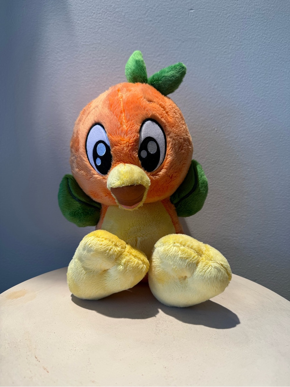 Disney Parks 10” Orange Bird Big Feet Orange Blossom Plush